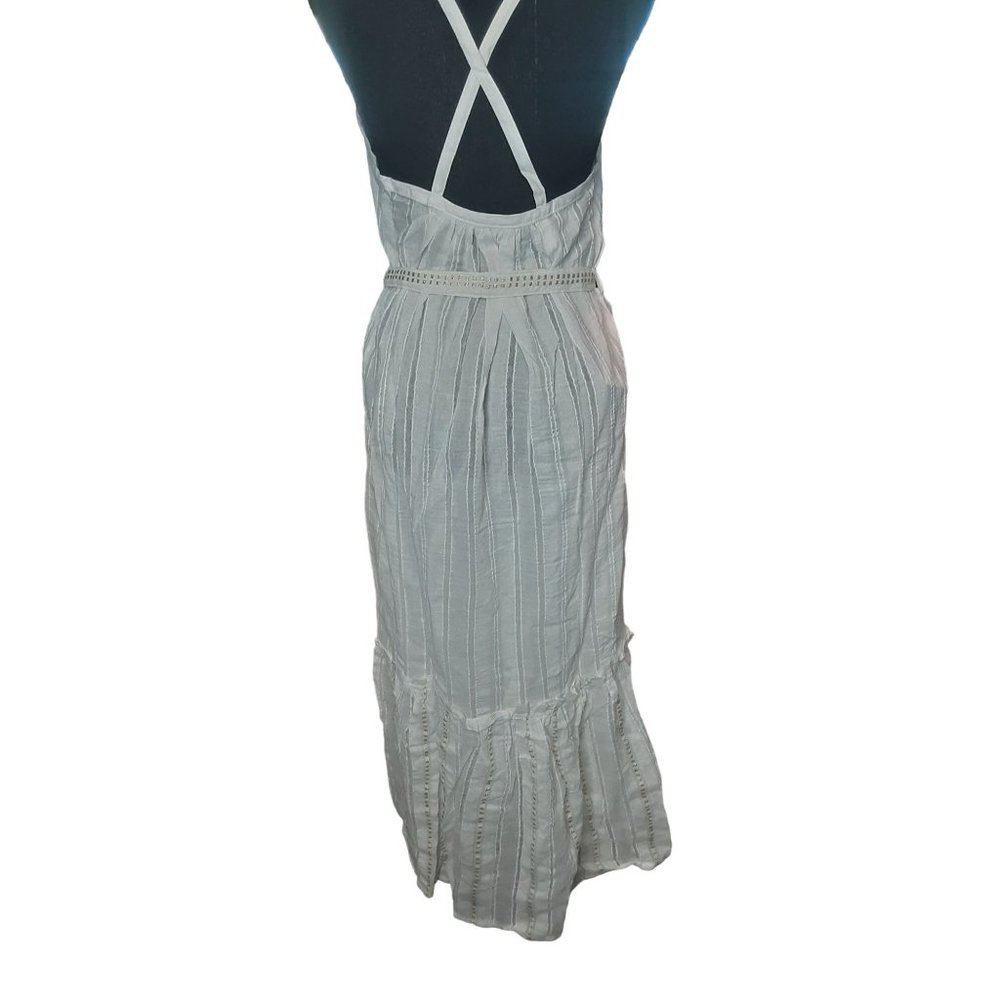 Lemlem Kelali Sundress /Coverup Beach Maxi Crisscross Back Straps Size M - Picture 4 of 12